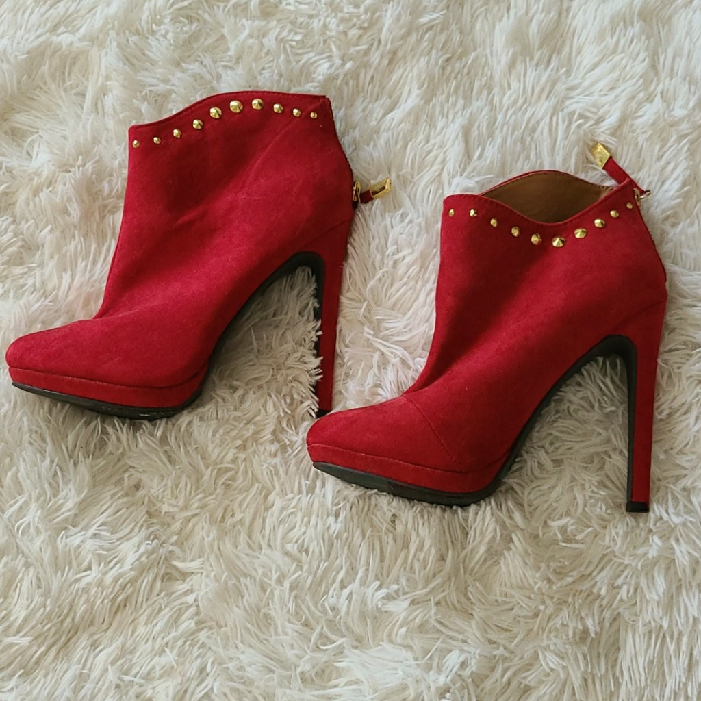 Brand New Red Bootie